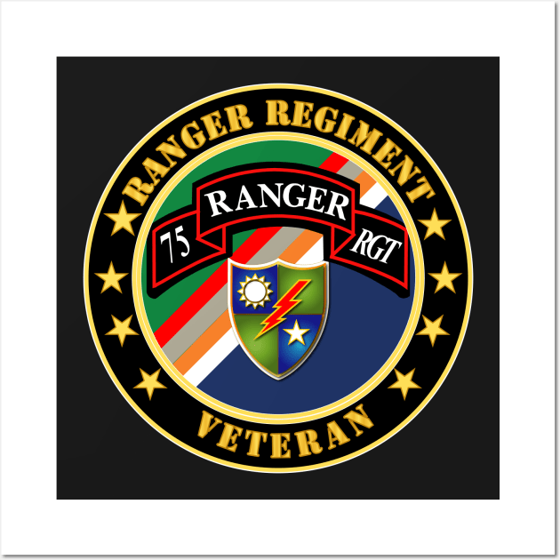 Ranger Regiment Veteran - Scroll - DUI Wall Art by twix123844